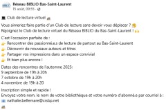 Réseau biblio